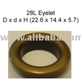 28l Brass Eyelet In Metallic Color (28l Brass oeillets sous forme métallique de couleur)