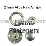 21mm Alloy Ring With Snaps Underpart (21mm Alloy Ring avec boutons-pression le dessous)