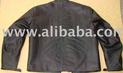 Leder Skeleton Jacke (Leder Skeleton Jacke)