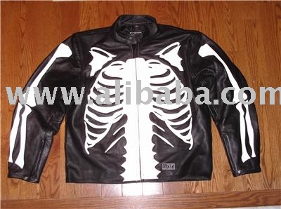 Leder Skeleton Jacke (Leder Skeleton Jacke)