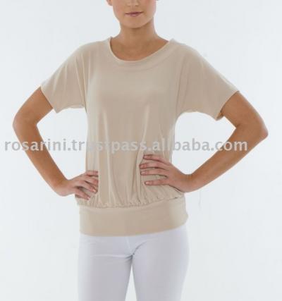 Scoop Neck %26 Band Top (Encolure dégagée% 26 fourchette supérieure)