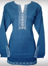 Blue Cotton Kurtis (Blue Cotton Kurtis)