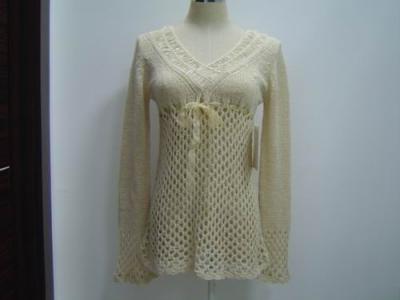 V Collar Woman Sweater By Handcraft (В воротник свитера женщина По Handcraft)