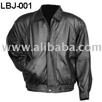 Leather Men`s Bomber Jacket (Leather Men`s Bomber Jacket)