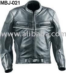 Motorbike Leather Jacket (Veste en cuir moto)