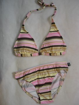 Bright Pink Stripes Bikini (Bright Pink Stripes Bikini)