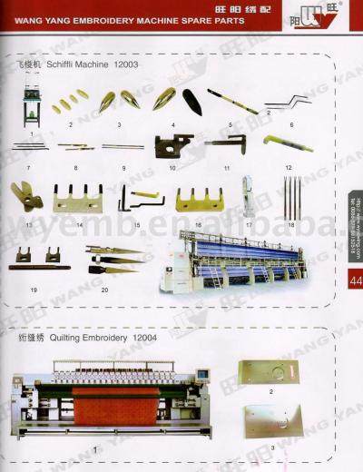 schiffli machine parts (schiffli частей машины)