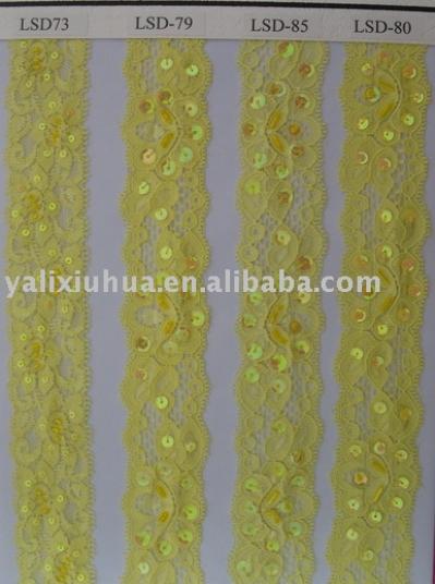 Elastic beaded lace. (Упругие бисером кружево.)