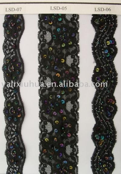 Elastic beaded lace. (Упругие бисером кружево.)