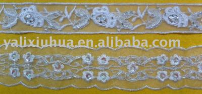 Embroidery beaded lace (Вышивка бисером кружевные)