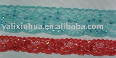 Elastic beaded lace. (Упругие бисером кружево.)