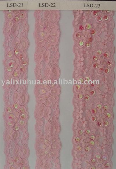 Elastic beaded lace. (Упругие бисером кружево.)