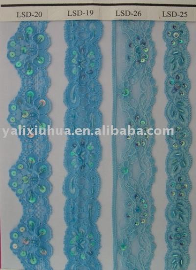 Elastic beaded lace. (Упругие бисером кружево.)