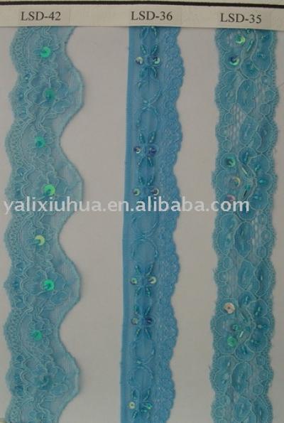 Elastic beaded lace. (Упругие бисером кружево.)