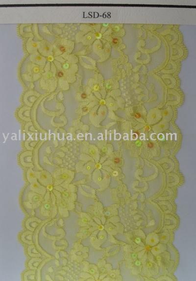 Elastic beaded lace. (Упругие бисером кружево.)