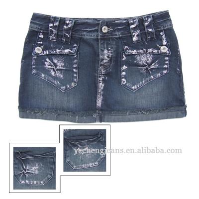 Ladies` Fashion Short Skirt (Ladies `Fashion Short Skirt)