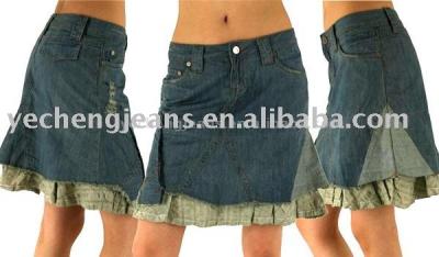 Ladies` Denim Skirt - RK1011