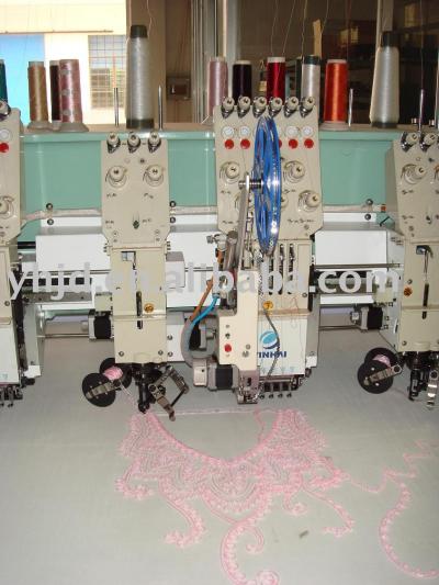 Mixed Embroidery Machine (Coiling + Flat) (Mixte Machine à broder (bobinage + plat))