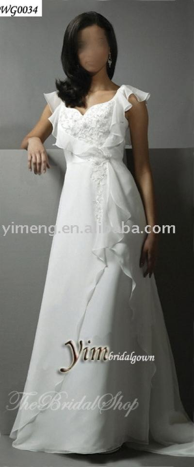 wedding gown--WG0034 (свадебное платье - WG0034)