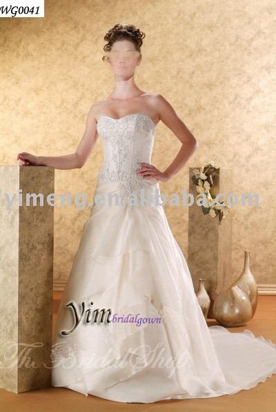 wedding gown--WG0041 (свадебное платье - WG0041)