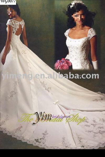 wedding gown--WG0077 (свадебное платье - WG0077)