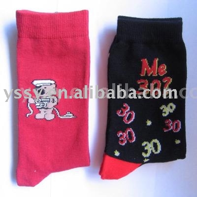 Ladies Single-Cylinder Design Socks (Ladies Single-Cylinder Design Socks)