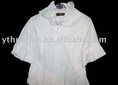 ladies` white coat (Mesdames `blouse blanche)