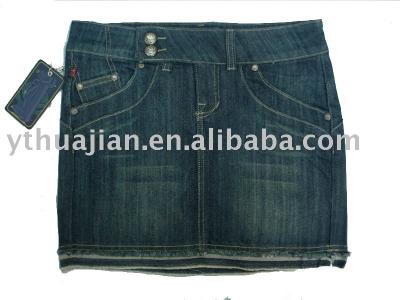 designer jeans skirt (юбка дизайнером джинсов)