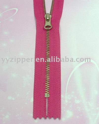 metal zipper (металлические молнии)