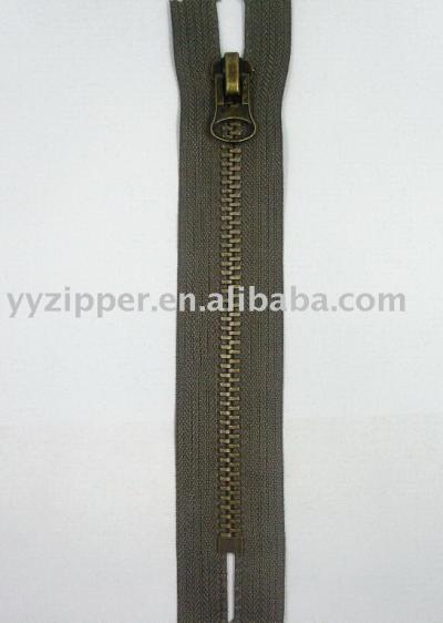 metal zipper (metal zipper)