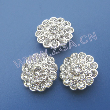 Rhinestone garment button, sewing button,decoration button (Rhinestone bouton de vêtement, bouton à coudre, bouton de décoration)