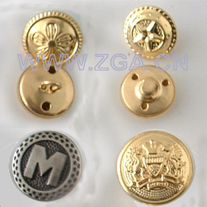 Metal Button--Clip Button With Logos Especially For Uniforms (Metal Button - Button Clip avec des logos Especially For Uniformes)