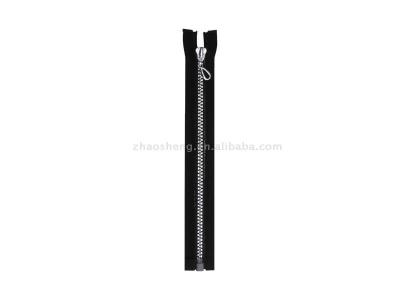 No.5 plastic silver plated zipper O/E,A/L (No.5 plastic silver plated zipper O/E,A/L)