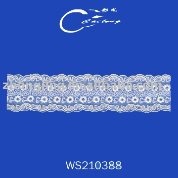 Net cloth embroidery lace (Filet du tissu broderie de dentelle)