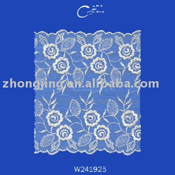 Net cloth embroidery lace (Filet du tissu broderie de dentelle)