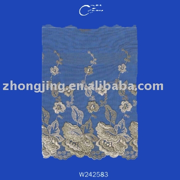 Net cloth embroidery lace (Net cloth embroidery lace)