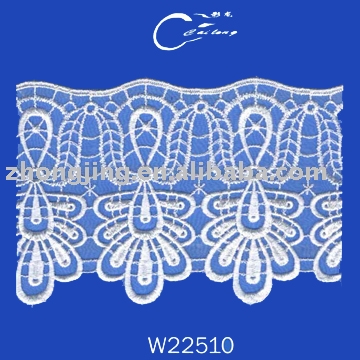 Net cloth embroidery lace (Filet du tissu broderie de dentelle)