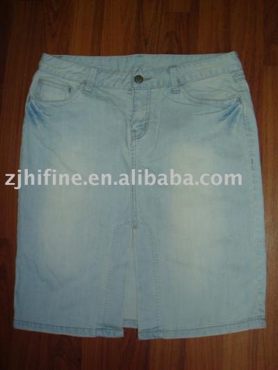 Women`s Jeans Skirt