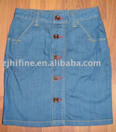 Women`s Jeans Skirt