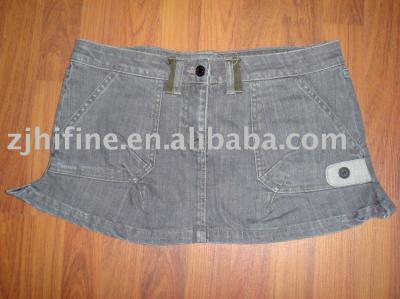 Women`s Jeans Skirt