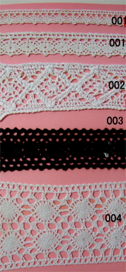 100% cotton lace (100% coton dentelle)