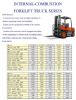 INTERNAL-COMBUSTION FORKLIFT TRUCK SERIES (Внутреннего сгорания Forklift Truck СЕРИИ)