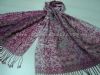 100% rayon jacquard woven scarf (100% вискоза тканых жаккардовых шарф)