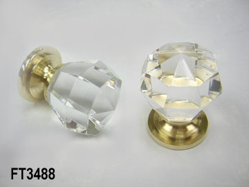 CRYSTAL MORTISE KNOB (CRYSTAL verzapfen KNOB)