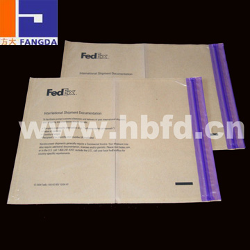 self adhesive packing list envelope