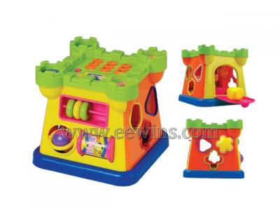 Multifuncational musical blocks toys castle ()