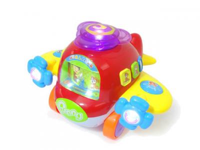 Educational learning toys plane with electronic quiz game ()