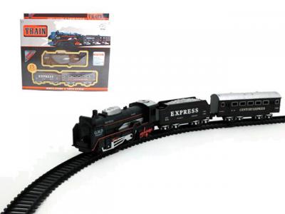 Electric toys classical railway train with 10 tracks(13pcs) ()