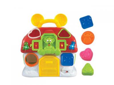Educational blocks toys monkey house with music ()