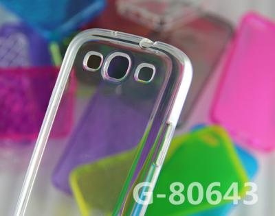 High Quality Transparent Pattern TPU Case for Samsung i9300 ()